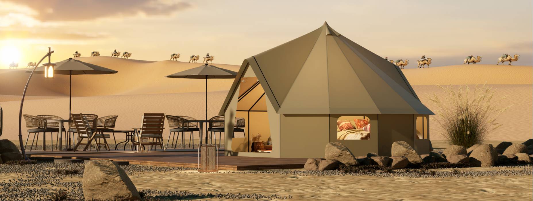 芗城区露营酒店帐篷产品